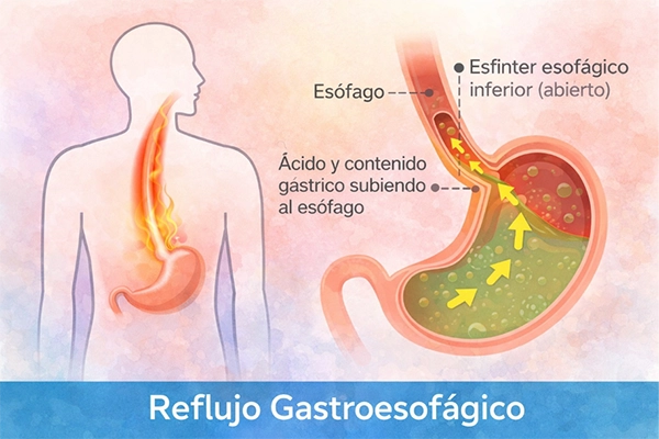 definición de reflujo gastroesofágico 