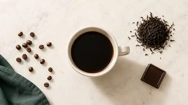 Café, té y chocolate, fuentes de cafeína en el embarazo